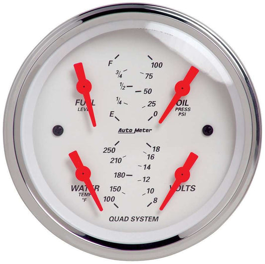 Autometer 3-3/8in A/W Quad Gauge MPN ATM1312