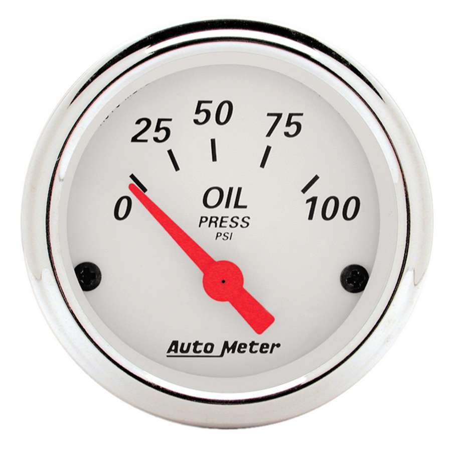 Autometer White Oil Pressure 0-100 MPN ATM1327