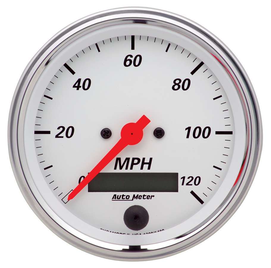Autometer 3-3/8in A/W Street Rod Speedo MPN ATM1380 Ram