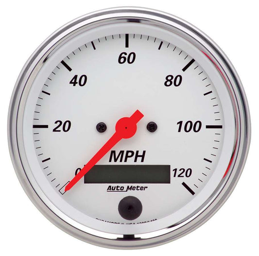 Autometer 3-3/8in A/W Street Rod Speedo MPN ATM1380 Ram