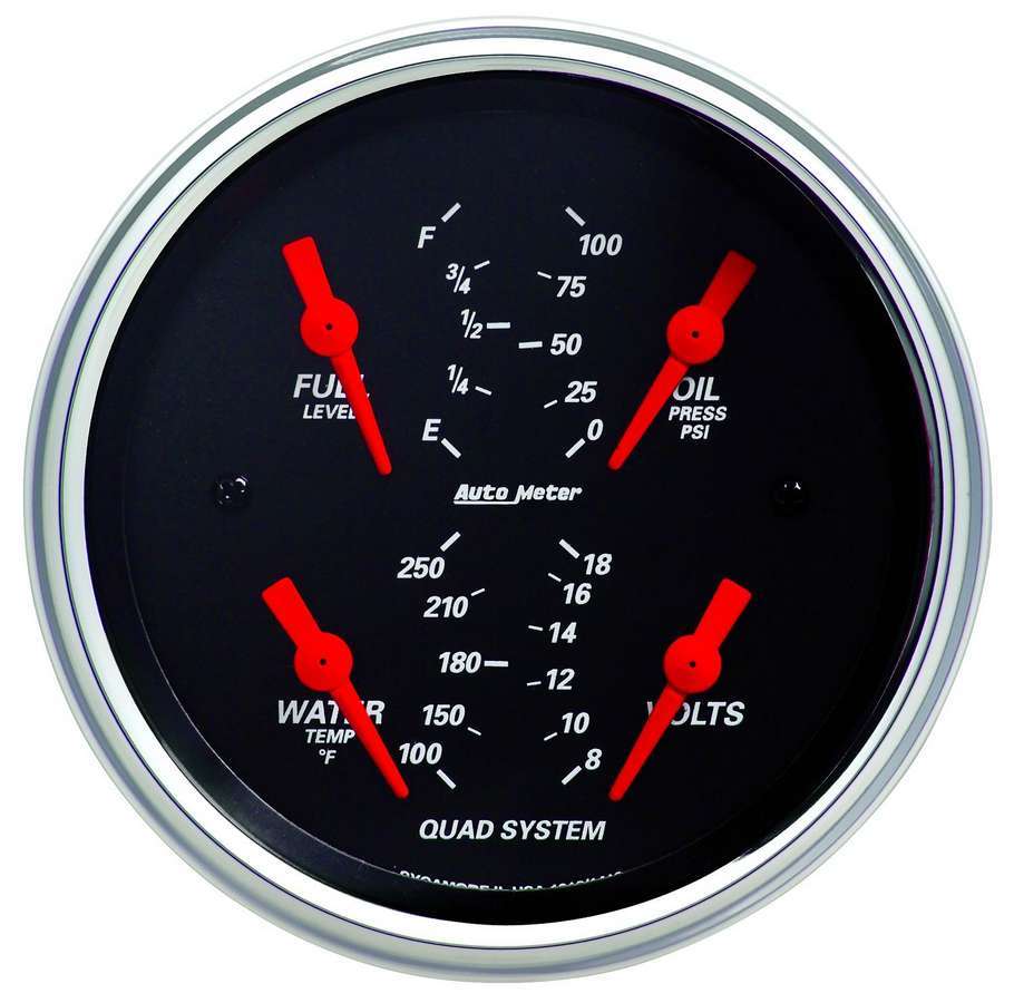 Autometer 3-3/8in Quad Gauge MPN ATM1412