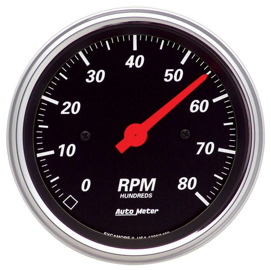 Autometer 3-3/8in D/B Street Rod Tach MPN ATM1490