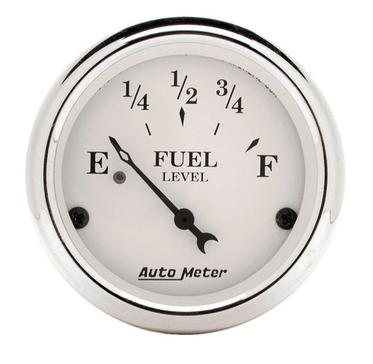Autometer Old Tyme White 2 1/16in Fuel 240-33 OHMS MPN ATM1606