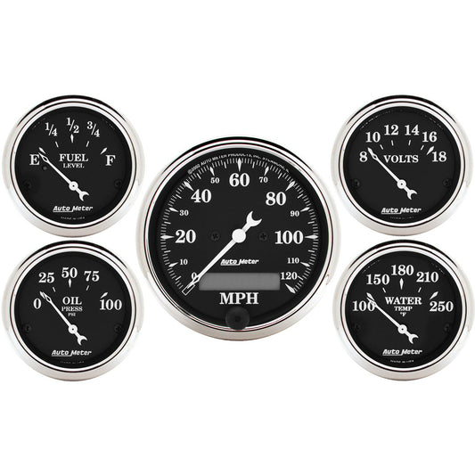 Autometer O/T/B 5-Piece Gauge Kit MPN ATM1709