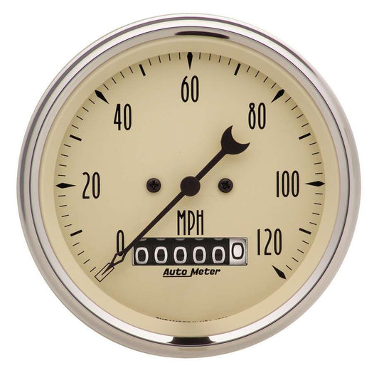 Autometer Gauge Speedo. 3 3/8in 12 0mph Elec. Prog. w/ Whee MPN ATM1879 Ram