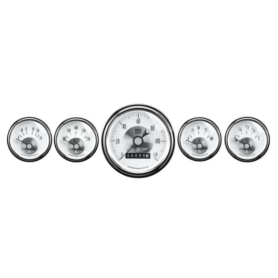 Autometer   Prestige Pearl Gauge Kit 5-Piece set  ATM2007