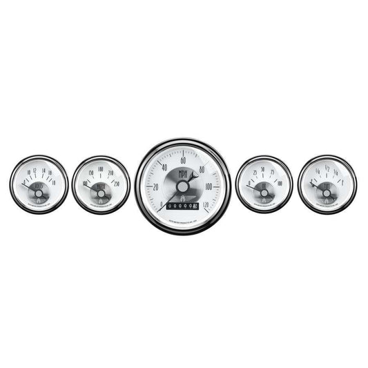 Autometer   Prestige Pearl Gauge Kit 5-Piece set  ATM2007