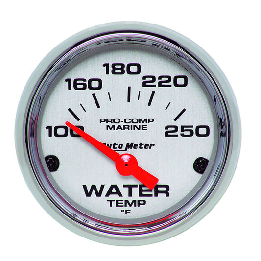 Autometer 2-1/16 Water Temp Gauge 100-250F P/C Marine MPN ATM200762-35