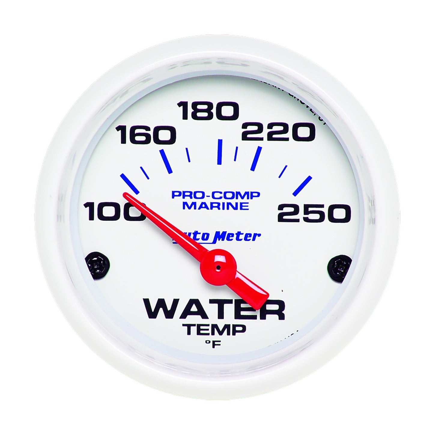 Autometer 2-1/16 Water Temp Gauge 100-250F White Phantom MPN ATM200762