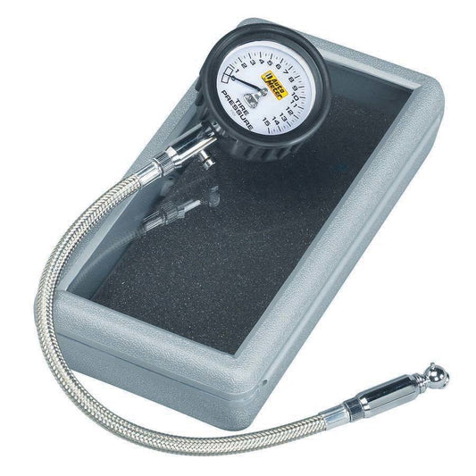Autometer   Tire Pressure Gauge 0-15 PSI Analog w/Bleed Valve  ATM2159