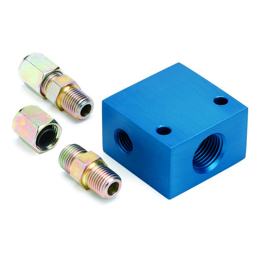 Autometer Trans. Temp. Manifold For 3/8in Tubing MPN ATM2286