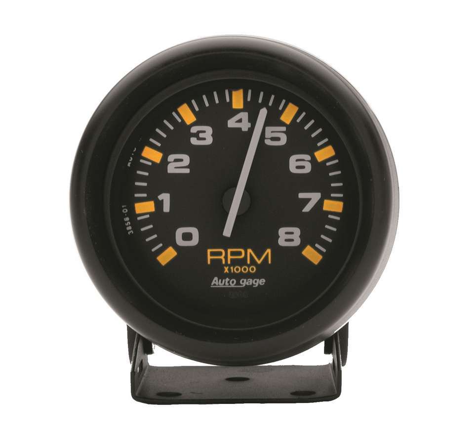 Autometer Black Mini-Tach 8 000 Rp MPN ATM2305