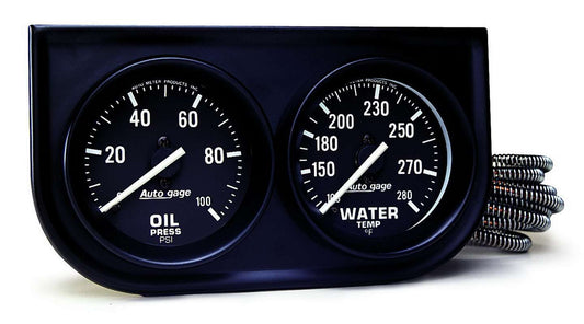 Autometer 2in Black Mech Gauge Panel MPN ATM2392