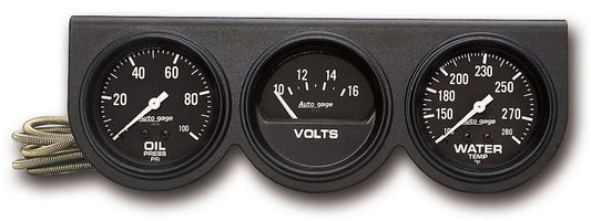 Autometer 2-5/8 Blk Mech Gauge Pnl MPN ATM2398