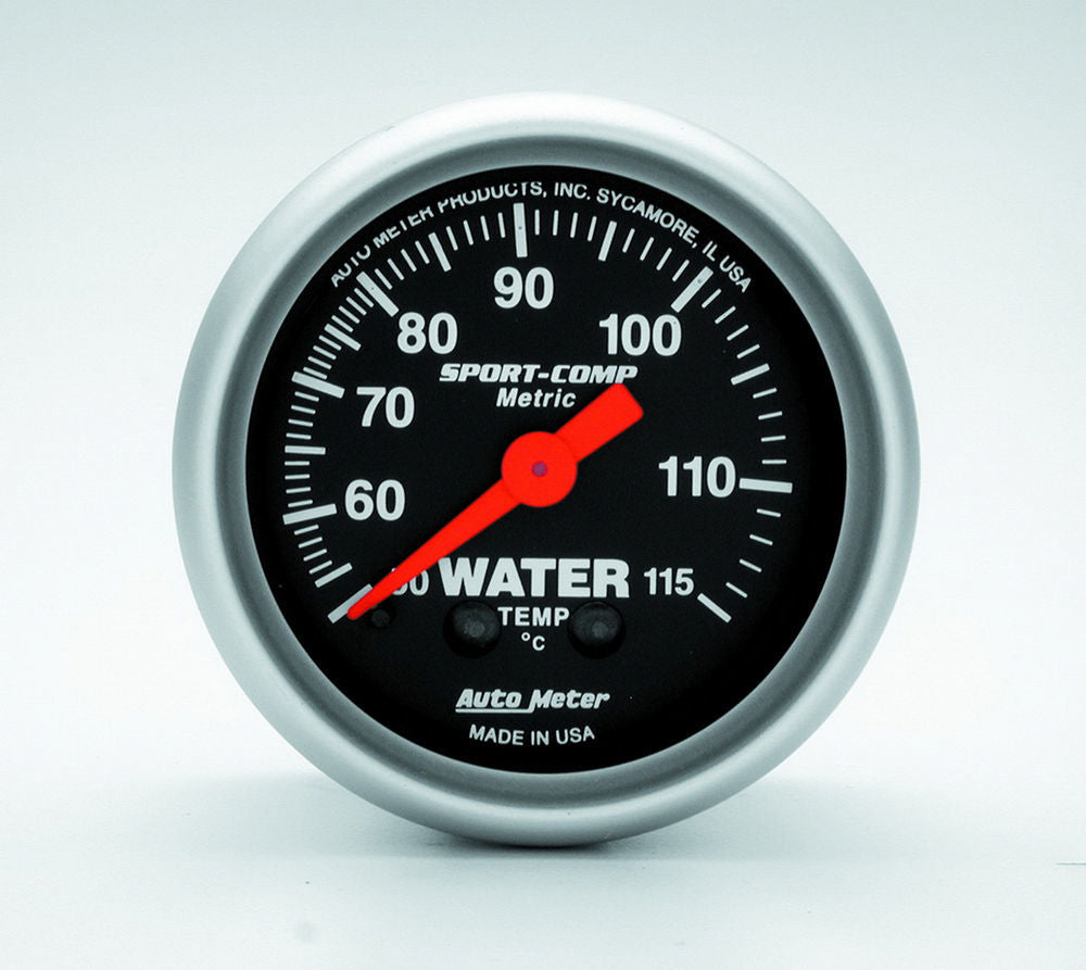 Autometer   2-5/8 S/C Water Temp Gauge - Metric  ATM3332-M
