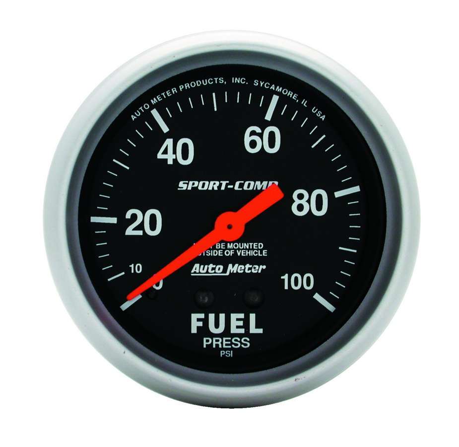 Autometer 0-100 Fuel Press Gauge MPN ATM3412
