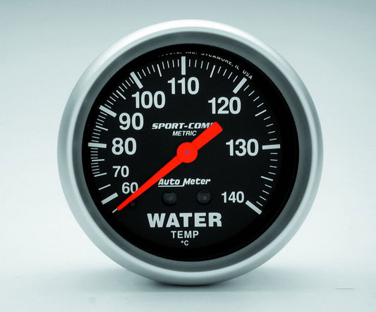 Autometer 2-5/8in S/C Water Temp. Gauge - Metric MPN ATM3431-M