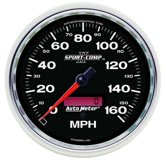 Autometer 5in S/C II In-Dash Speedo 160MPH MPN ATM3689 Ram
