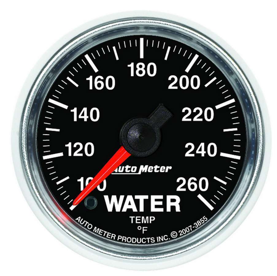 Autometer 2-1/16 GS Water Temp Gauge - 100-260 MPN ATM3855