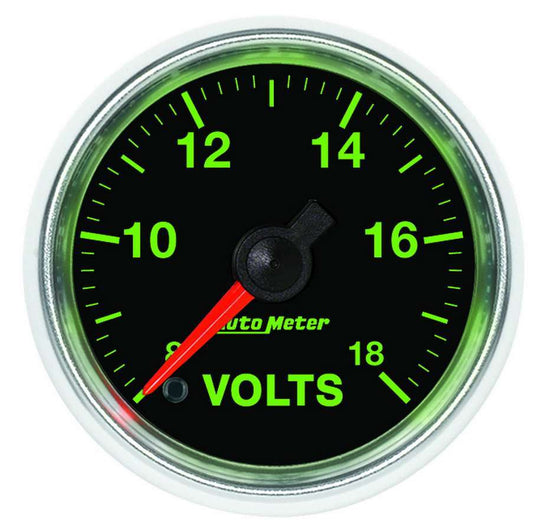 Autometer 2-1/16 GS Voltmeter Gauge - 8-18 MPN ATM3891