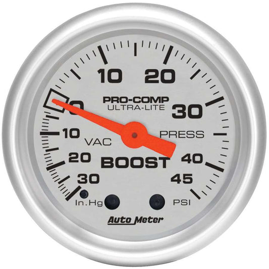 Autometer 2-1/16in U/L Boost/Vac Gauge 30/45 MPN ATM4308