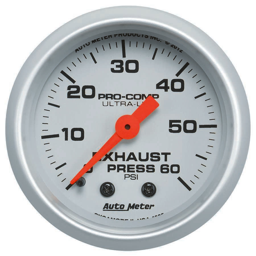 Autometer Exhaust Pressure Gauge 0-60psi Ultra-Lite MPN ATM4325