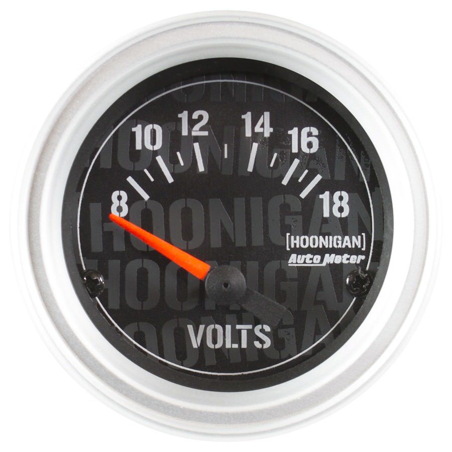 Autometer 2-1/16in Voltmeter Gauge Hoonigan Series MPN ATM4391-09000