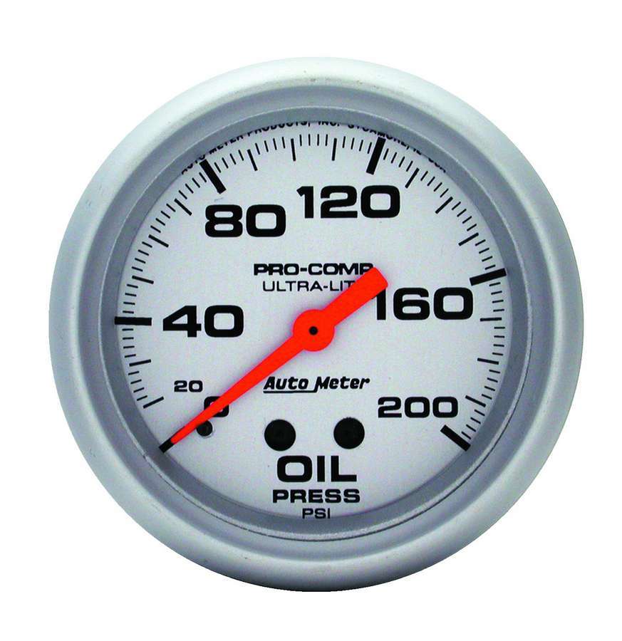 Autometer   2-5/8in Mech Oil Pressure 0-200 Psi  ATM4422
