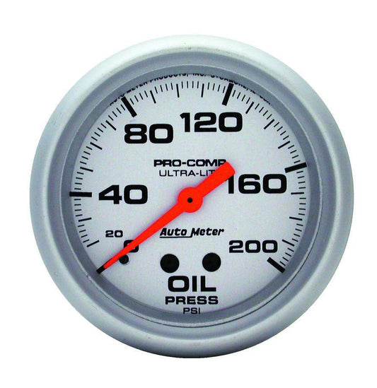 Autometer 2-5/8in Mech Oil Pressure 0-200 Psi MPN ATM4422
