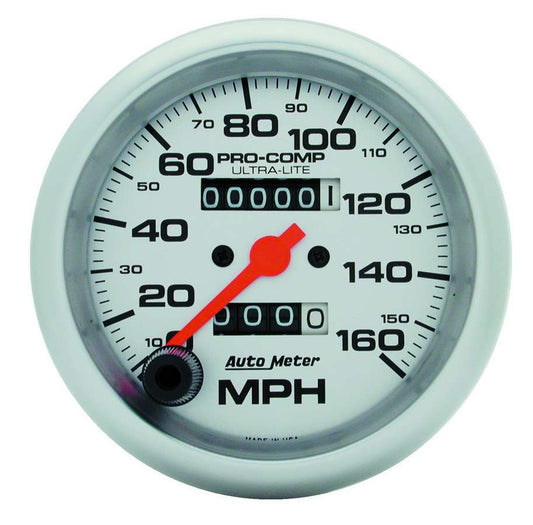Autometer 3-3/8in Ultra-Lite 160mph Speedometer MPN ATM4493