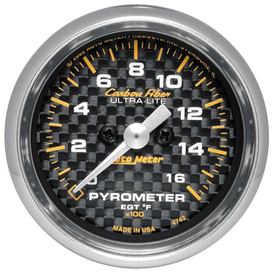 Autometer 2-1/16in C/F 1600 Degree Pyrometer MPN ATM4744