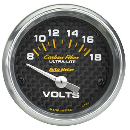 Autometer C/F 2-1/16in Voltmeter 8-18 Volts MPN ATM4791