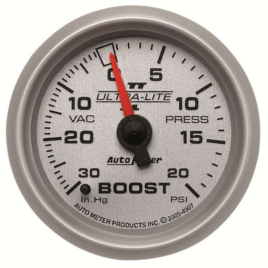 Autometer 2-1/16in U/L II Boost / Vac Gauge 30/20 MPN ATM4907
