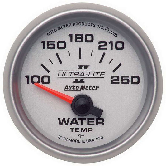Autometer 2-1/16in U/L II Water Temp. Gauge 100-250 MPN ATM4937
