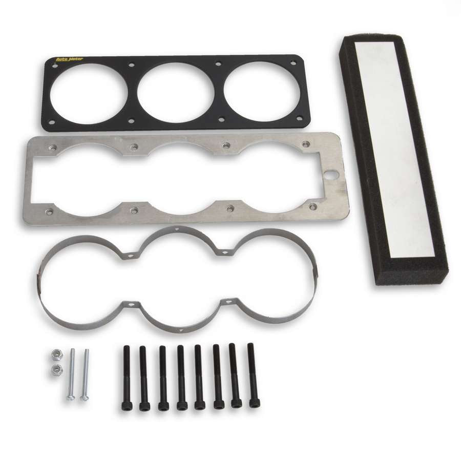 Autometer 87-93 Mustang 2-5/8in Triple Gauge Cage MPN ATM50100 For Ford Mustang 1987-93