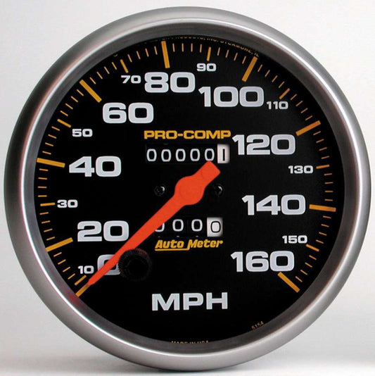 Autometer 160 Mph Mech Speedo 5in MPN ATM5154