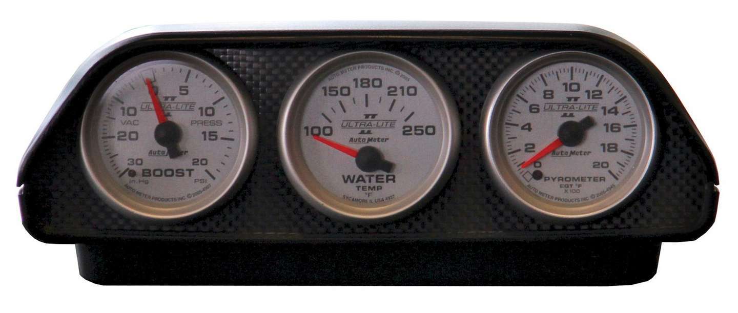 Autometer 2-1/16 Triple Gauge Pod - Universal MPN ATM5288 For Universal use
