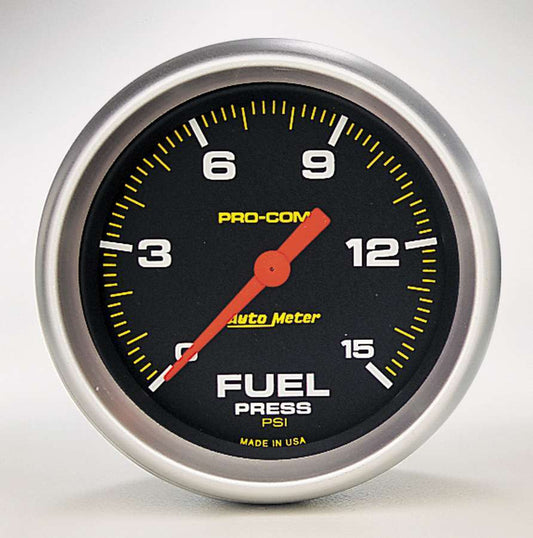 Autometer Pro Comp 2 5/8in Fuel 0-15 PSI Elec. MPN ATM5461