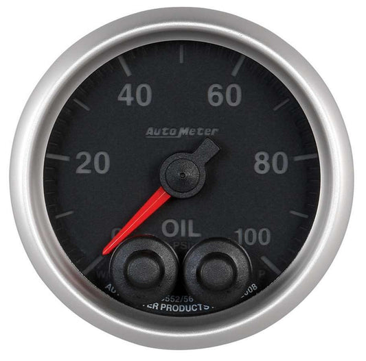 Autometer 2-1/16 E/S Oil Press. Gauge - 0-100psi MPN ATM5652