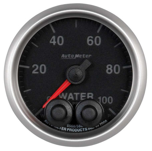 Autometer 2-1/16 E/S Water Press. Gauge - 0-100psi MPN ATM5668