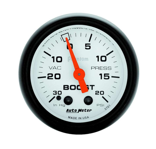 Autometer 2-1/16in Phantom Boost / Vacuum Gauge MPN ATM5701