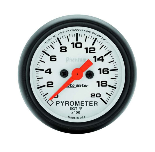 Autometer 2-1/16in Phantom 2000 Degree Pyrometer MPN ATM5745