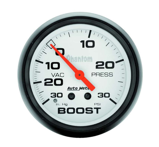 Autometer 2-5/8in Phantom Boost Gauge 30psi MPN ATM5803
