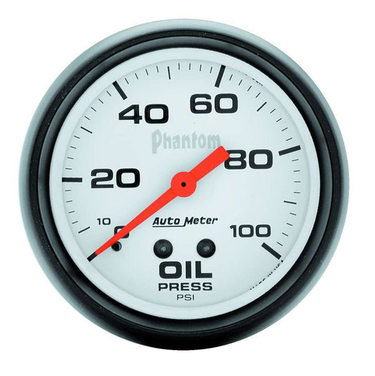 Autometer 2-5/8in Phantom Oil Pressure Gauge 0-100psi MPN ATM5827