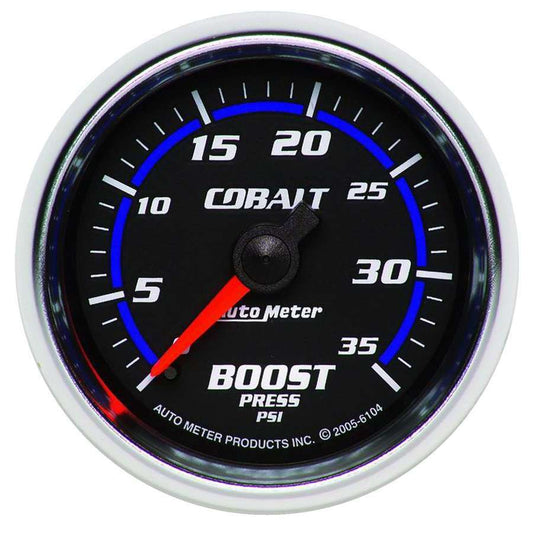 Autometer 2-1/16in C/S Boost Gauge 0-35 psi MPN ATM6104