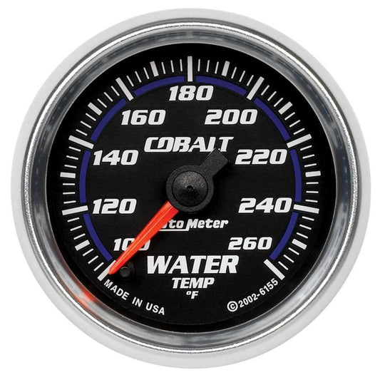Autometer 2-1/16in C/S Water Temp. Gauge 120-260 Deg. MPN ATM6155
