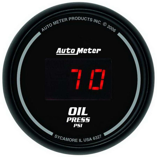 Autometer 2-1/16in DG/B Oil Press. Gauge MPN ATM6327