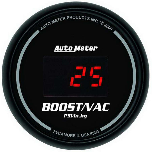 Autometer 2-1/16in DG/B Vacuum/ Boost Gauge MPN ATM6359