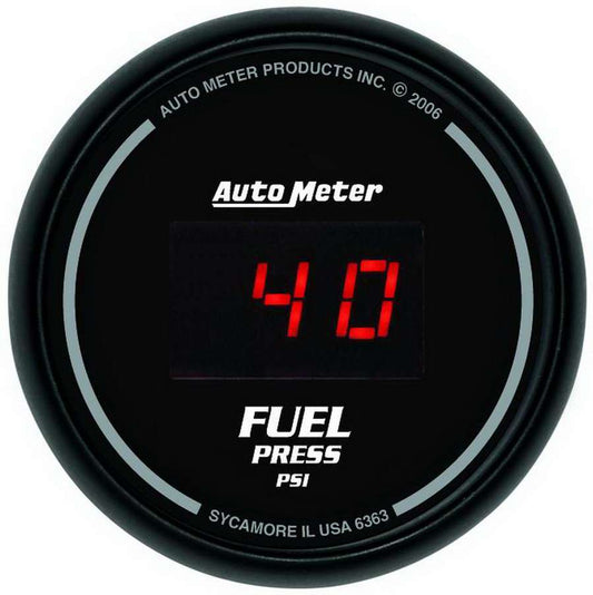 Autometer 2-1/16in DG/B Fuel Pressure Gauge MPN ATM6363