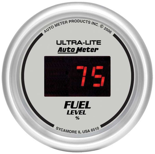 Autometer 2-1/16in DG/S Fuel Level Gauge MPN ATM6510 Ram